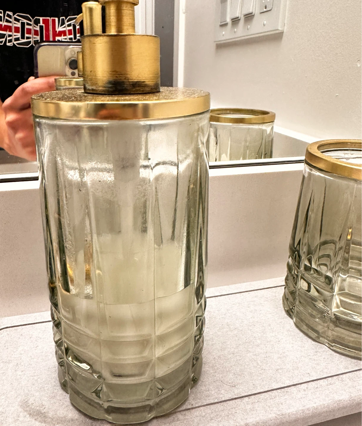 Bathroom Accessory Set - Soap Dispenser & Cup - photo 3