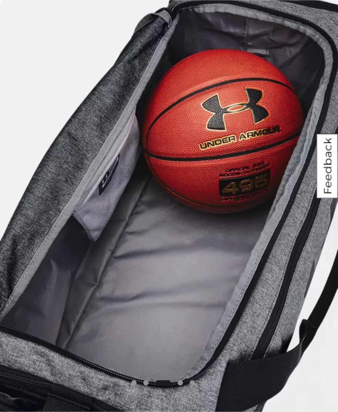 Under Armour Grey Duffle Bag Large New - photo 3