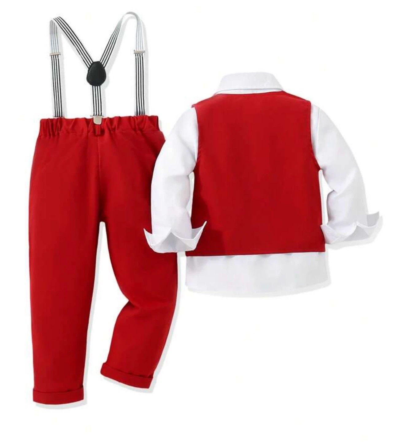 Red 3 Piece Kids Suit - Size 5Y - photo 2
