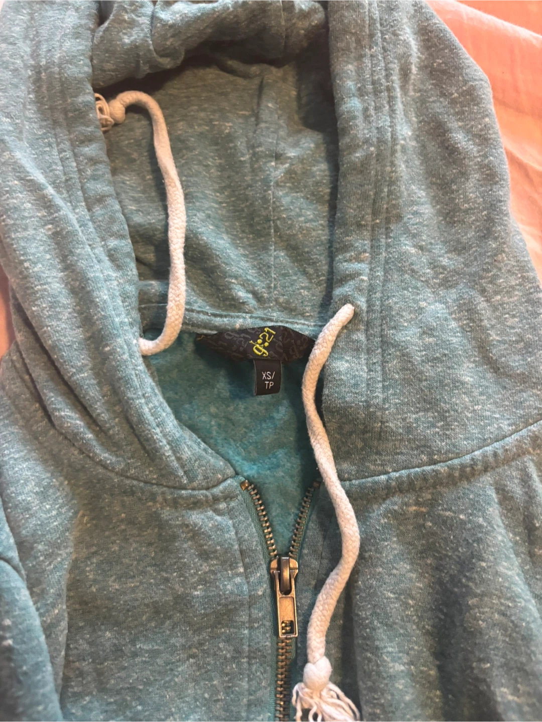 G21 Teal Hoodie - Size XS - photo 2