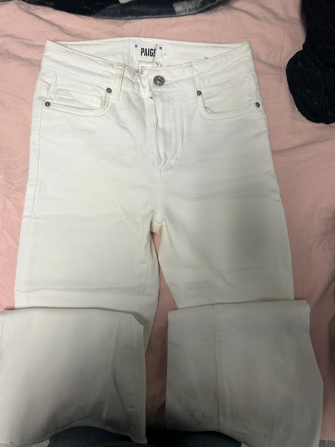 Paige Laurel Canyon High Rise White Jeans🧡 - photo 4