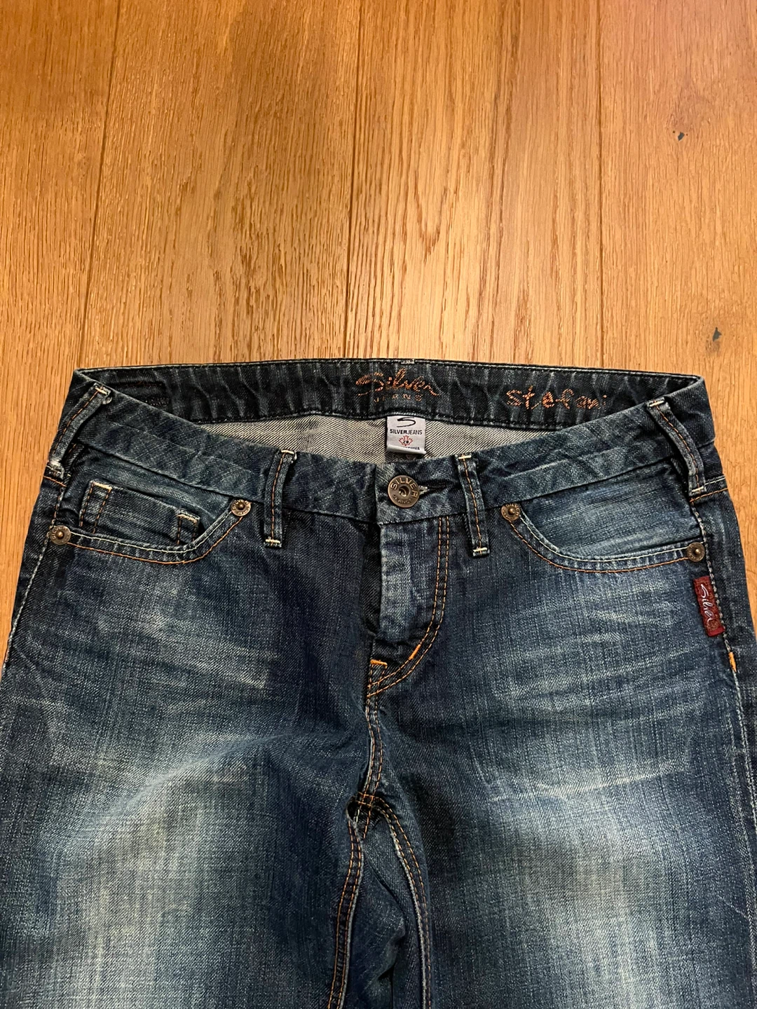 Y2K vintage Silver Jeans - Dark Wash - photo 2