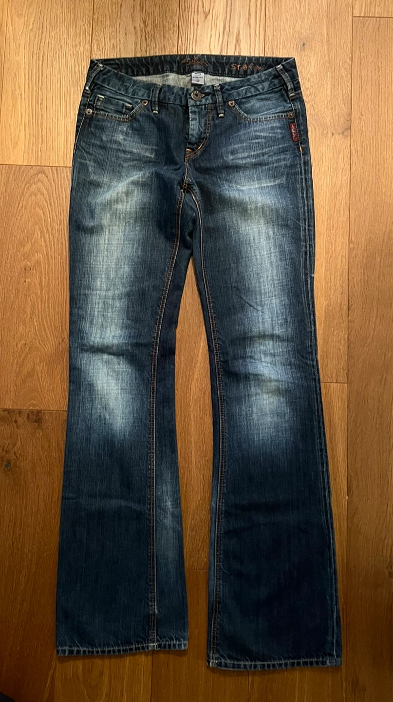 Y2K vintage Silver Jeans - Dark Wash