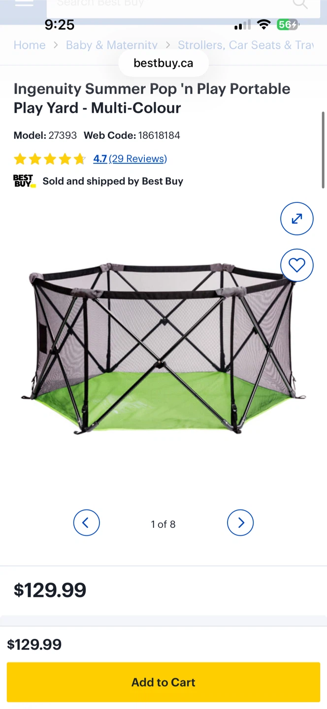Summer Pop 'n Play Portable Play Yard