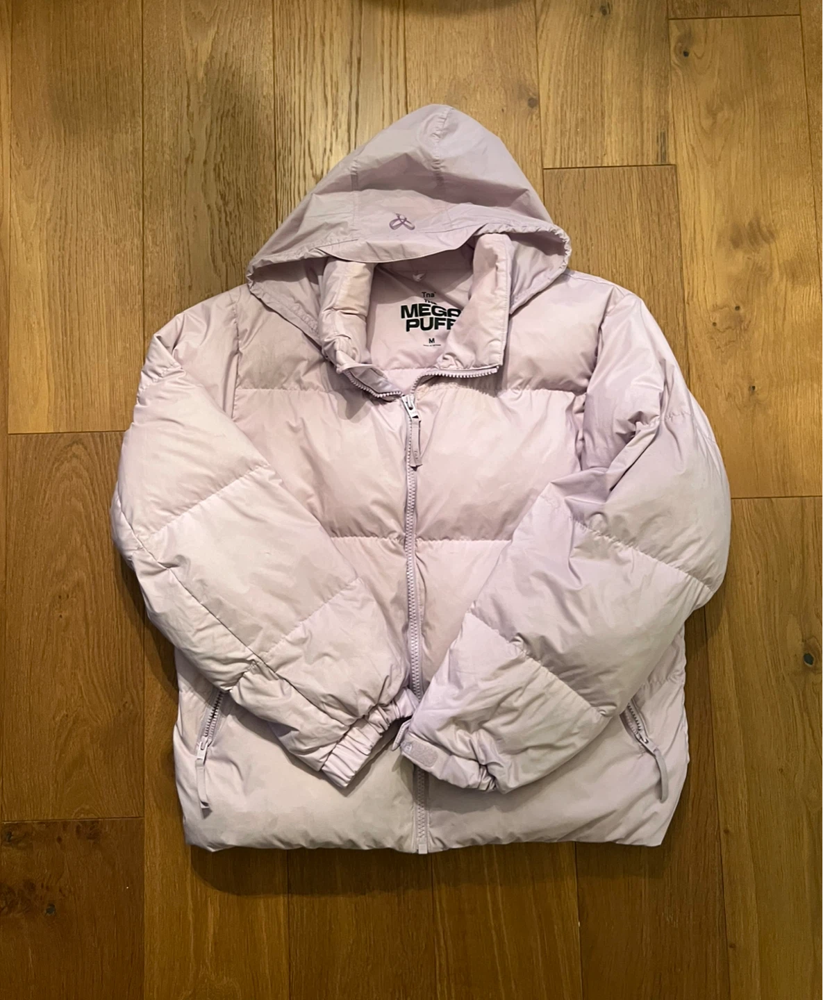 TNA Mega Puff Down Jacket - Lilac, Size M