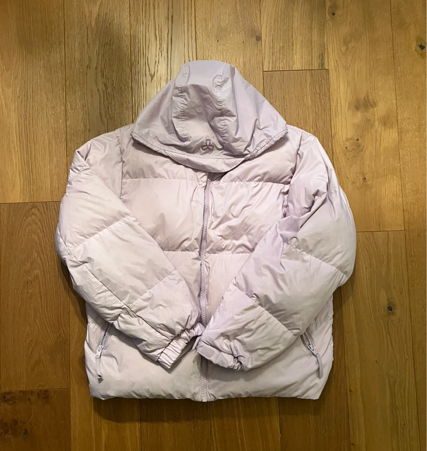 TNA Mega Puff Down Jacket - Lilac, Size M - photo 2