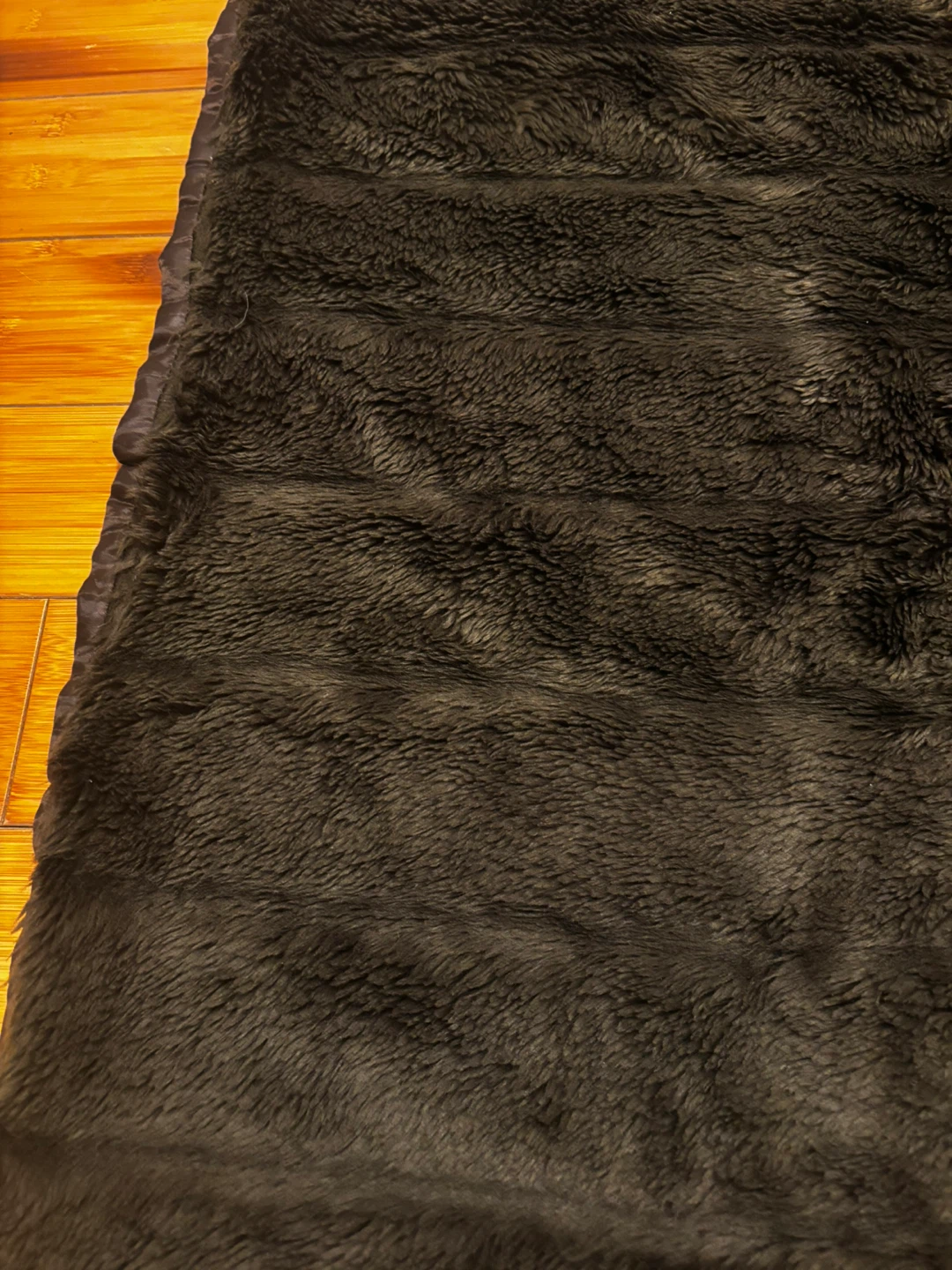 Brown Faux Fur Throw Blanket - photo 2
