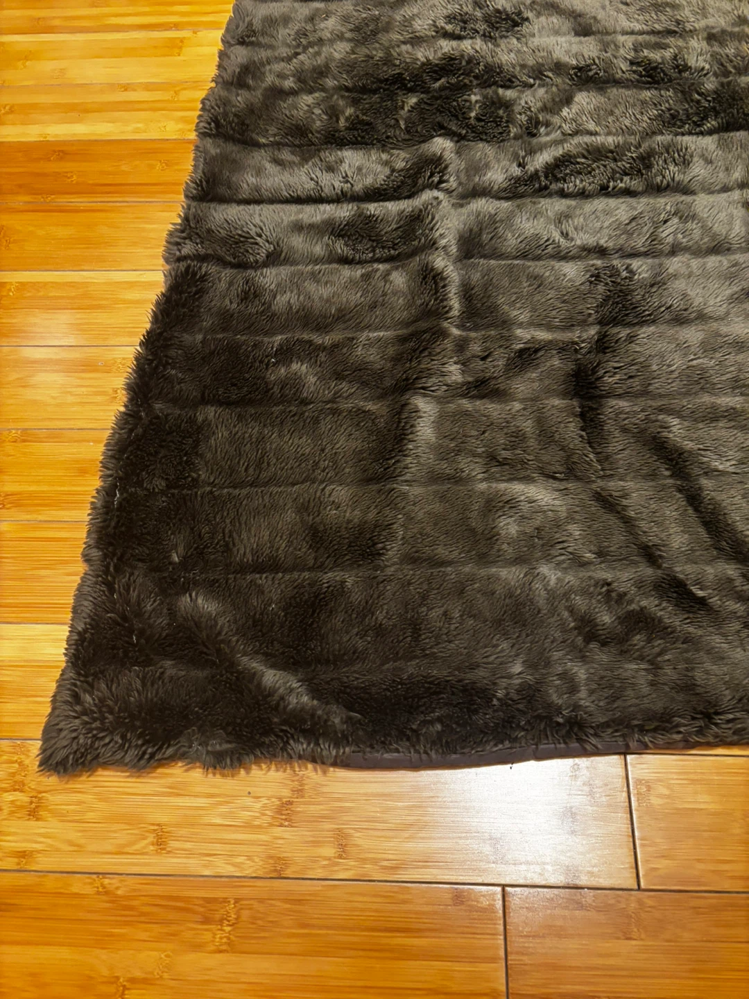 Brown Faux Fur Throw Blanket - photo 5