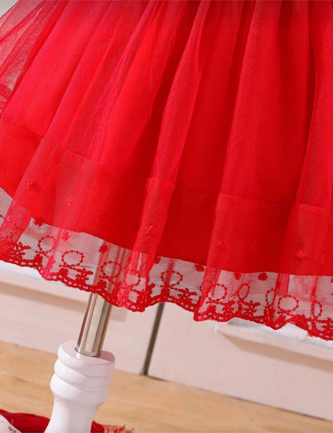 Red Tulle Party Dress size 2-3Y - photo 3