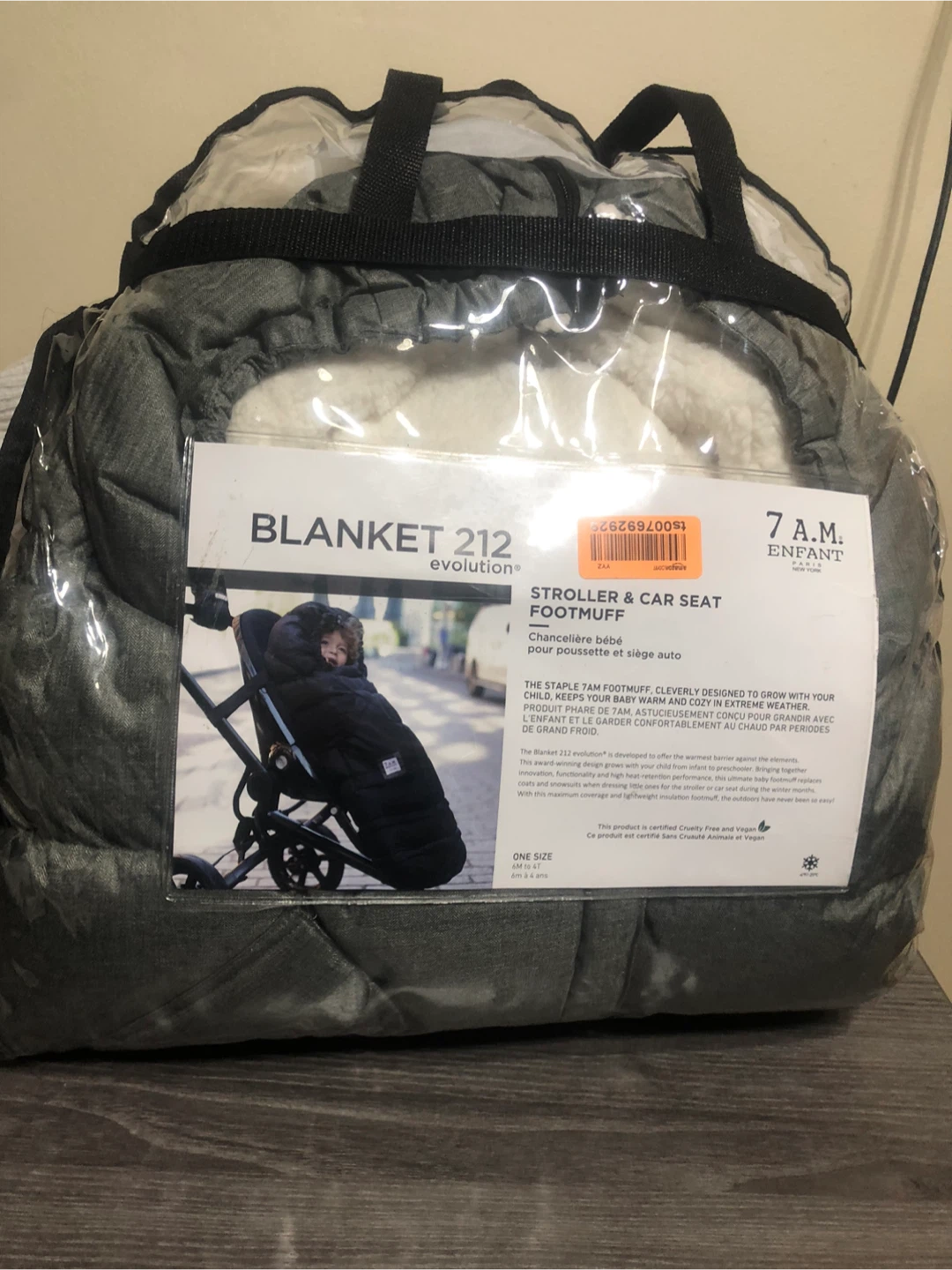 7 A.M. Enfant Blanket 212 Evolution Stroller Footmuff - NEW - photo 2