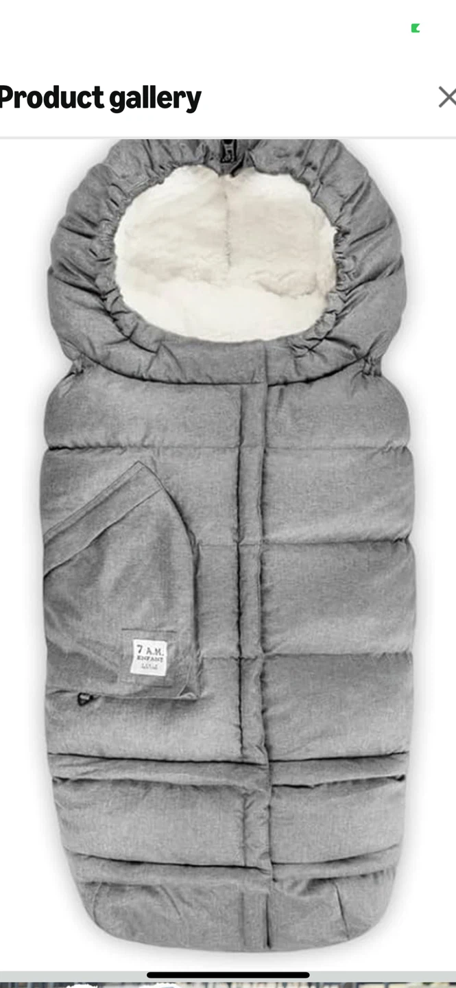 7 A.M. Enfant Blanket 212 Evolution Stroller Footmuff - NEW - photo 3
