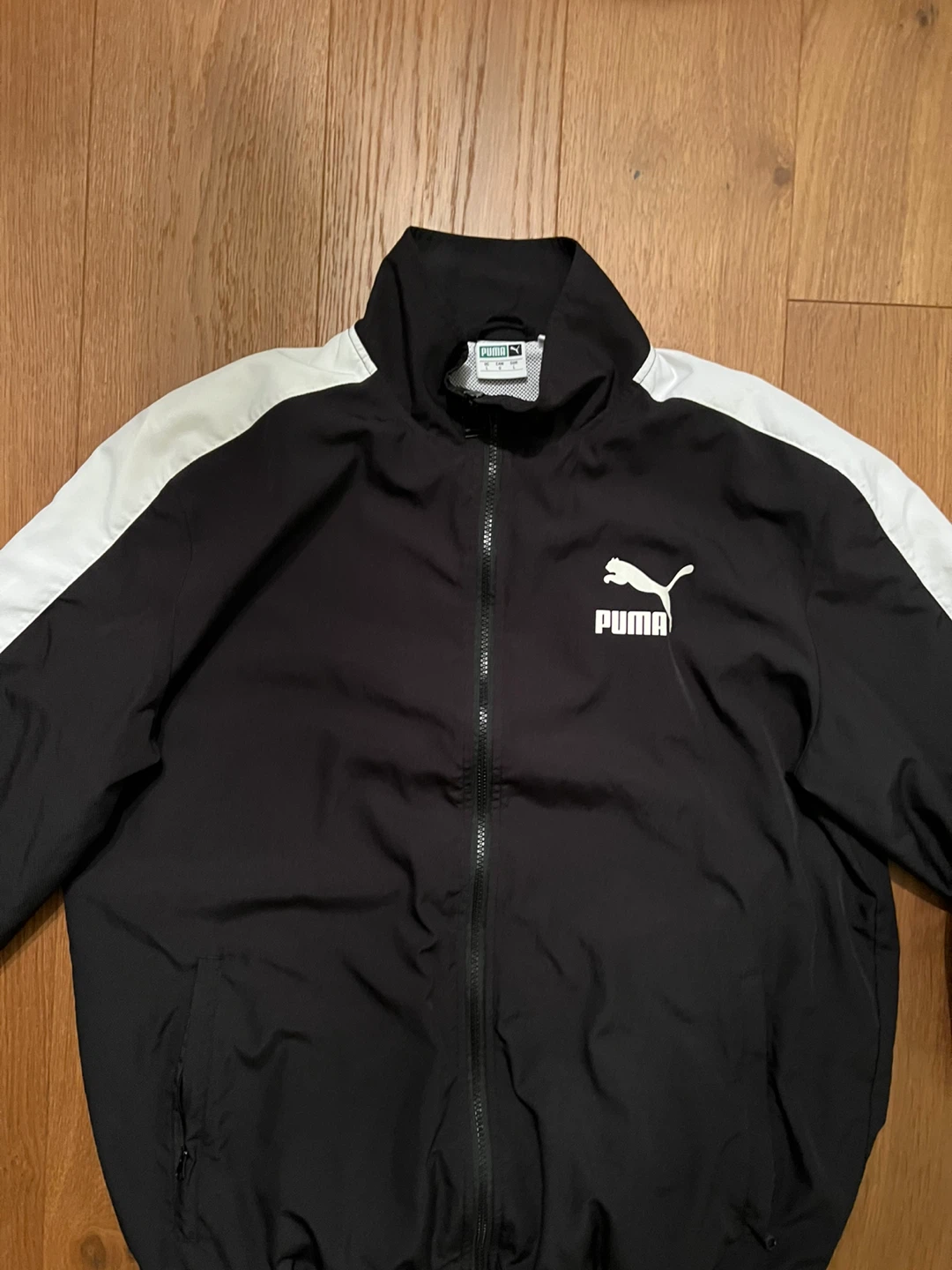 Vintage Puma Black & White Track Jacket