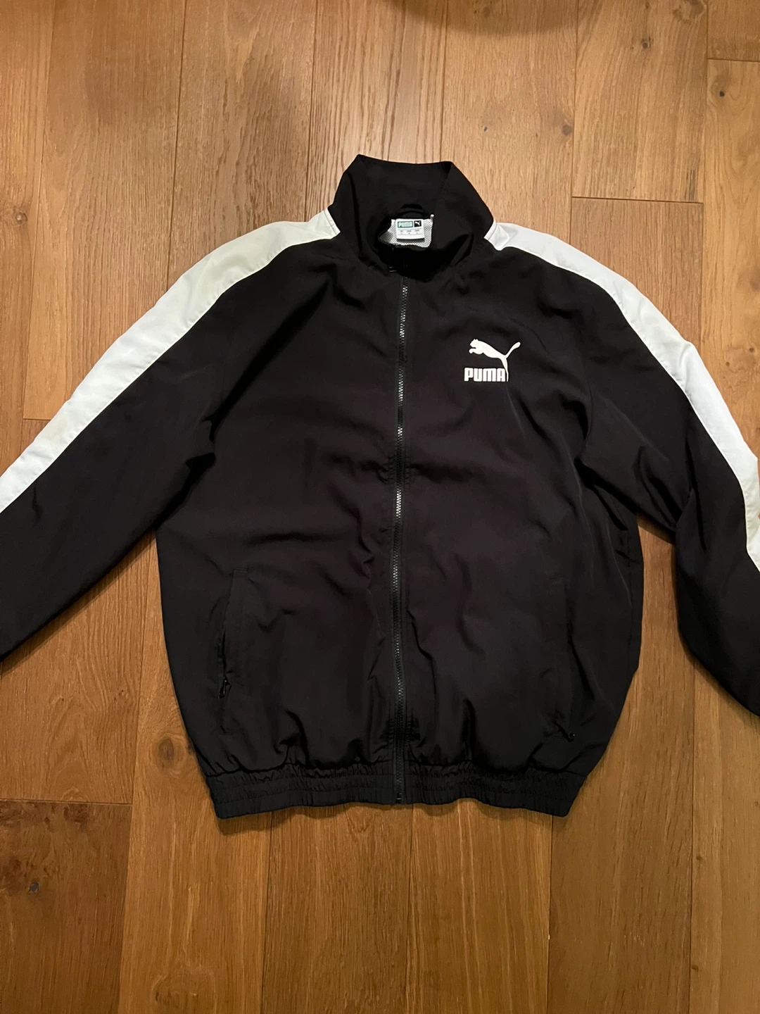 Vintage Puma Black & White Track Jacket - photo 3