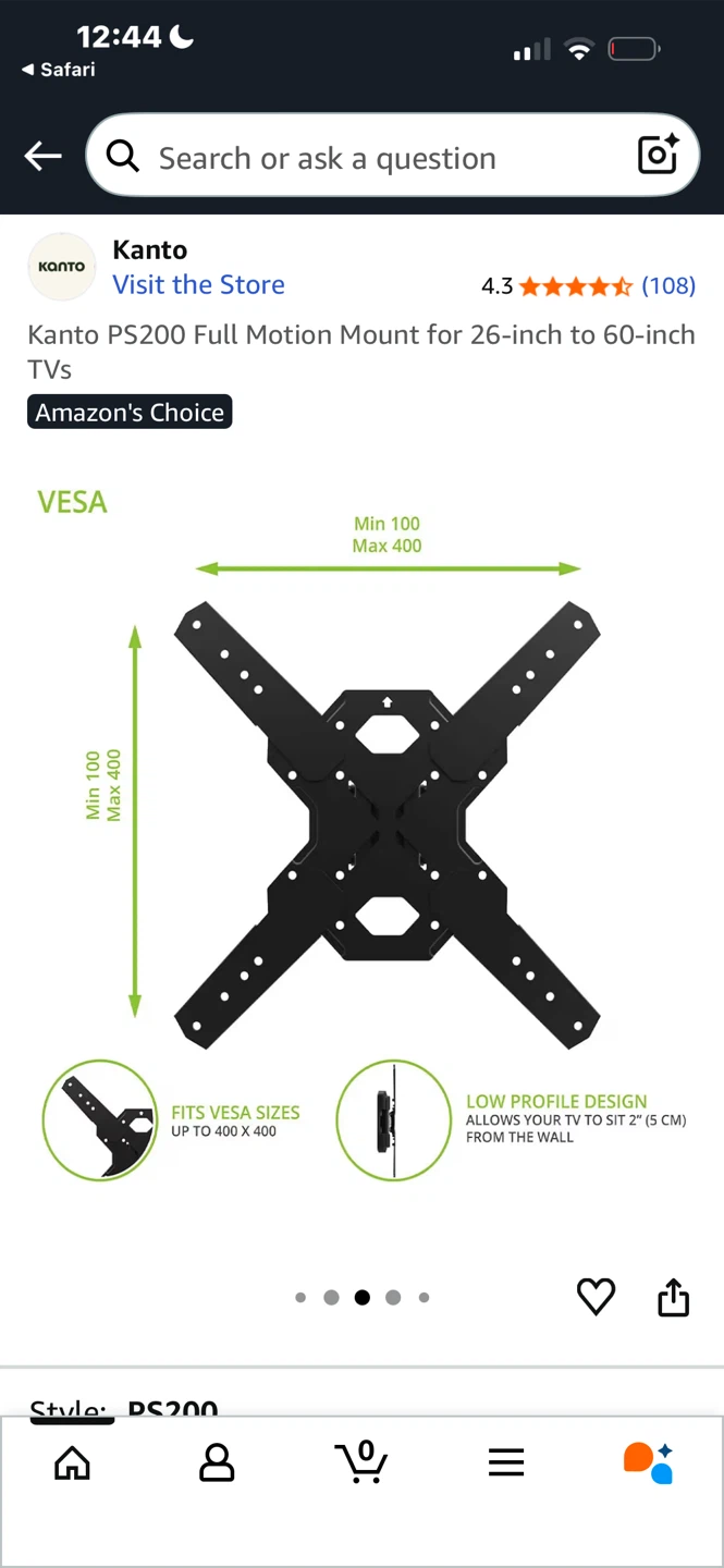 TV Wall Mount, 26-60 inch TVs - photo 4