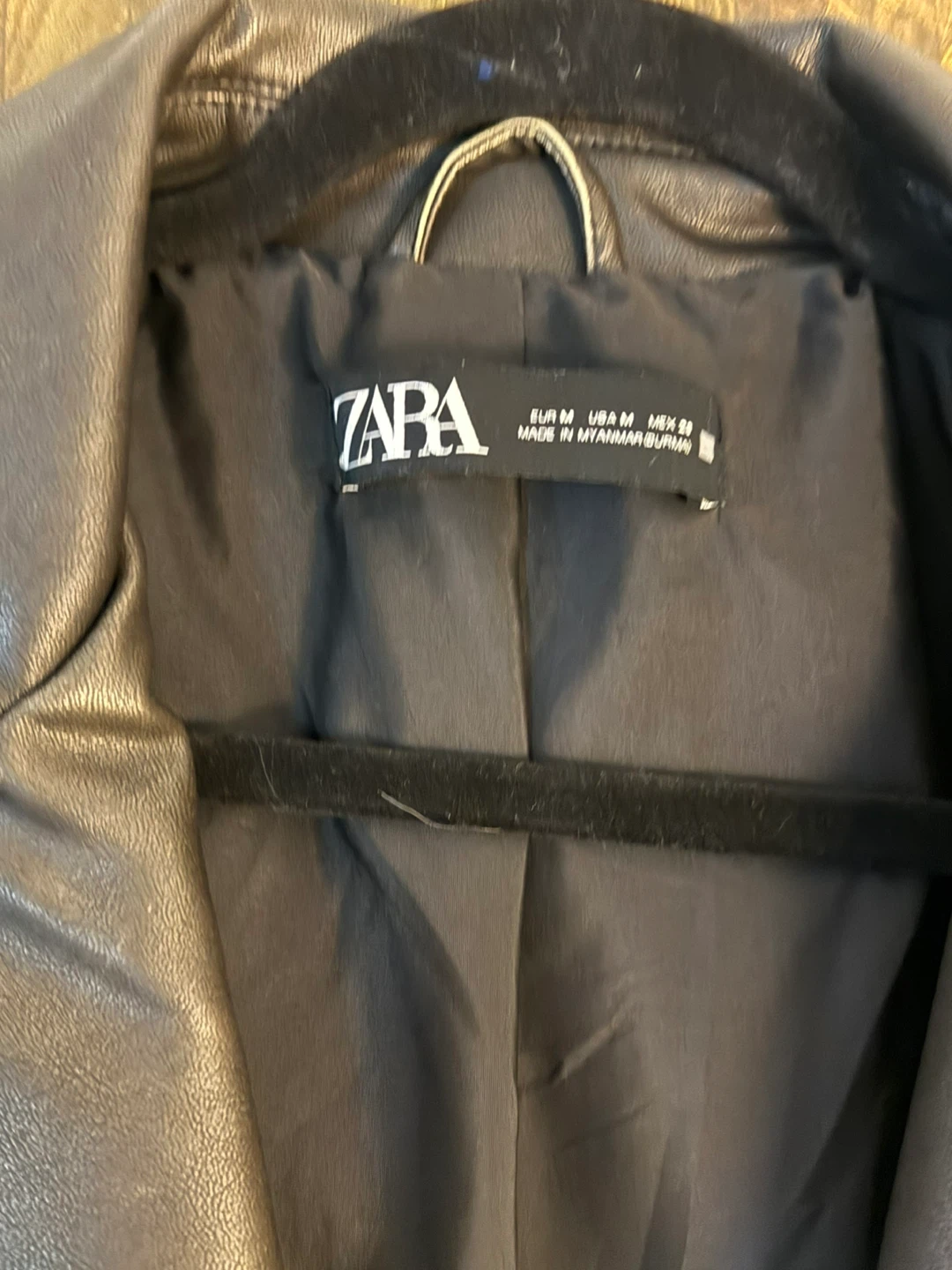 Zara leather jacket M size - photo 2