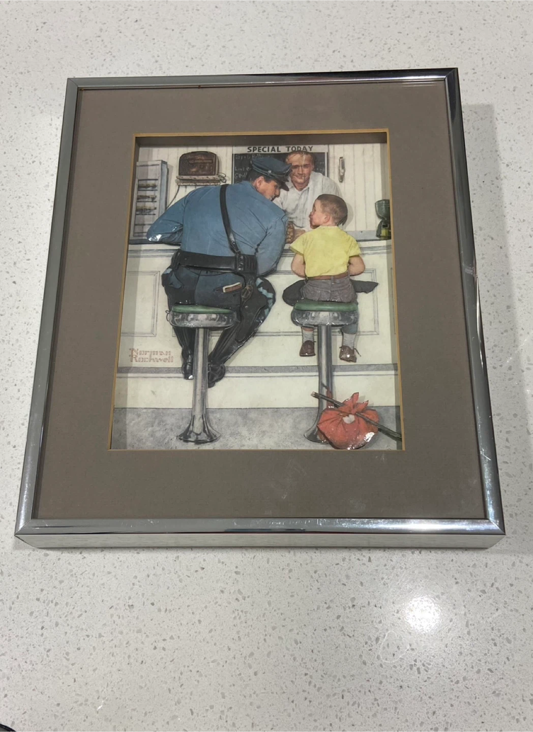 Norman Rockwell Framed Print