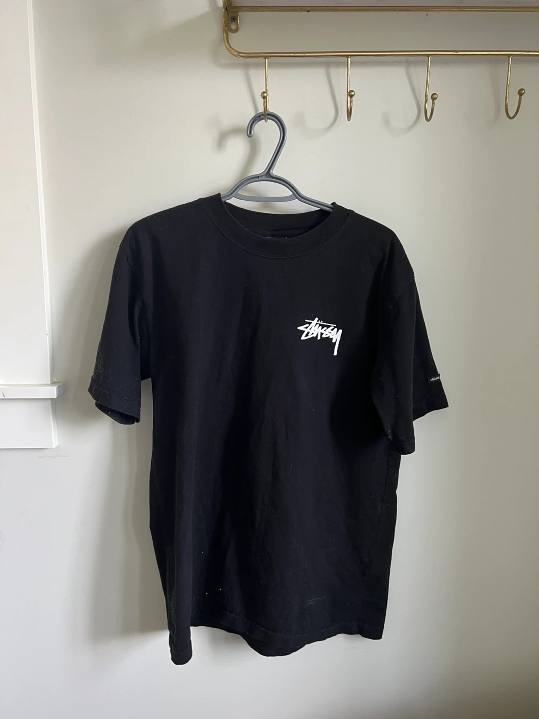Stussy Black Dice Graphic T-Shirt - photo 2