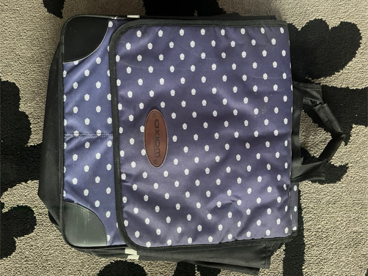 Axiom Pannier Bags - Navy with White Dots - photo 3