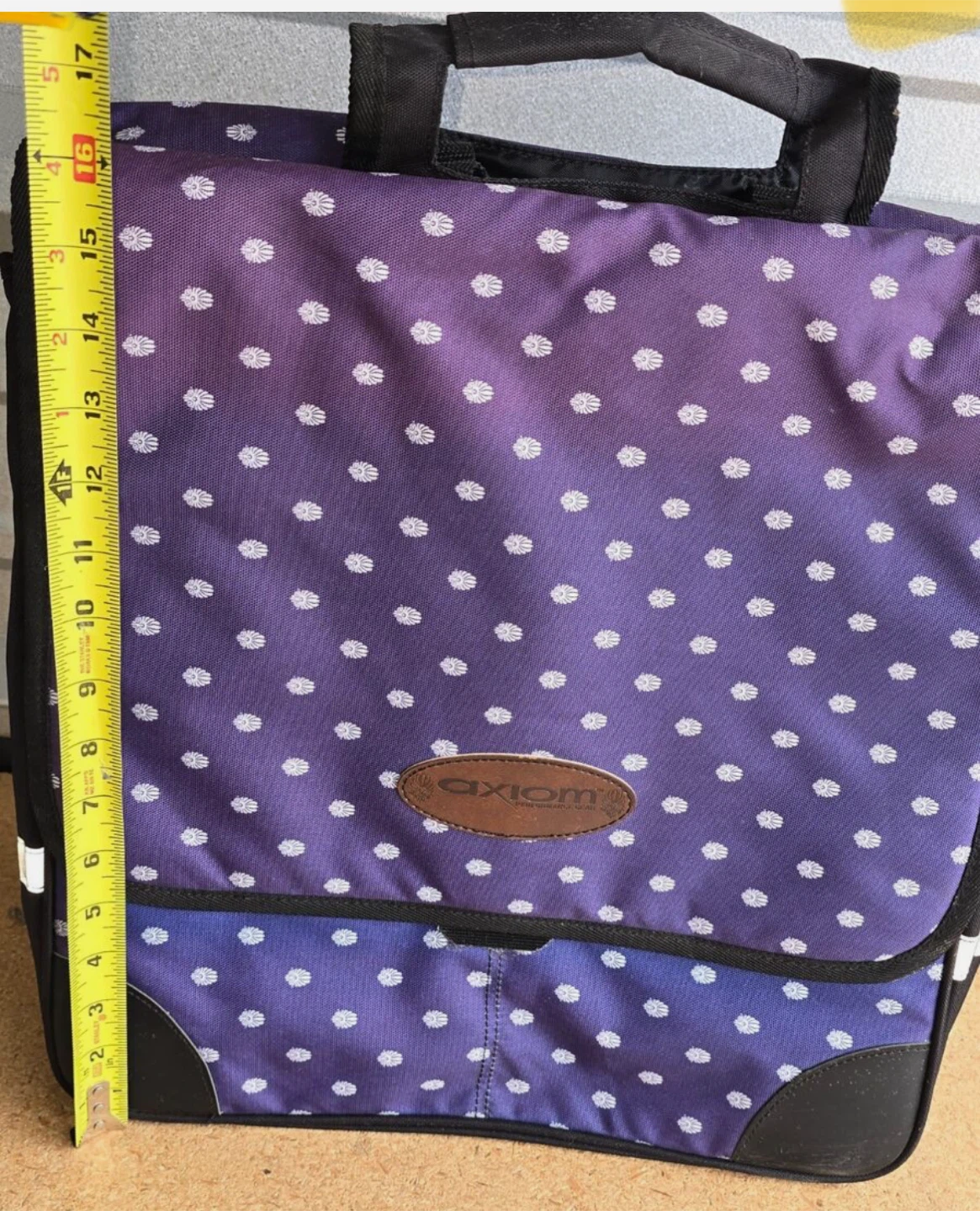 Axiom Pannier Bags - Navy with White Dots - photo 2