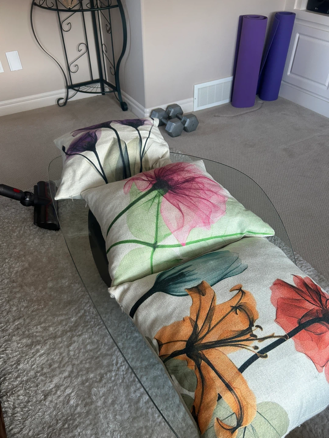 Floral Patterned Throw Pillows