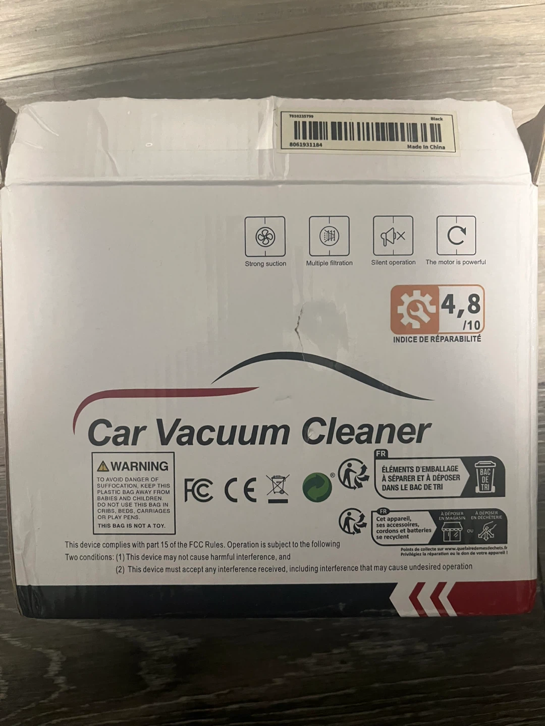 Car Vacuum Cleaner - Black - photo 2