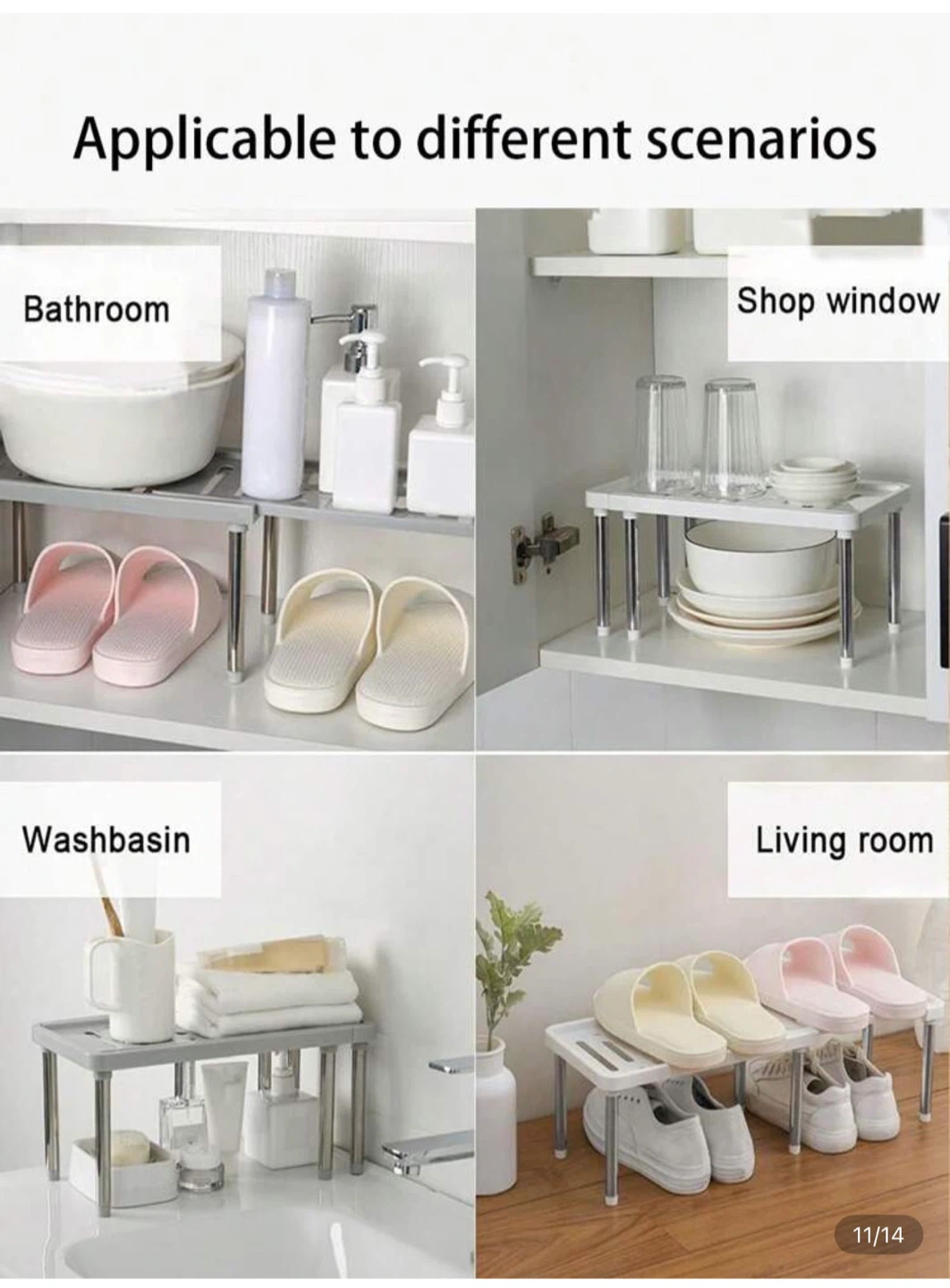 Kitchen Retractable Rack - Expandable Shelf Organizer - photo 4