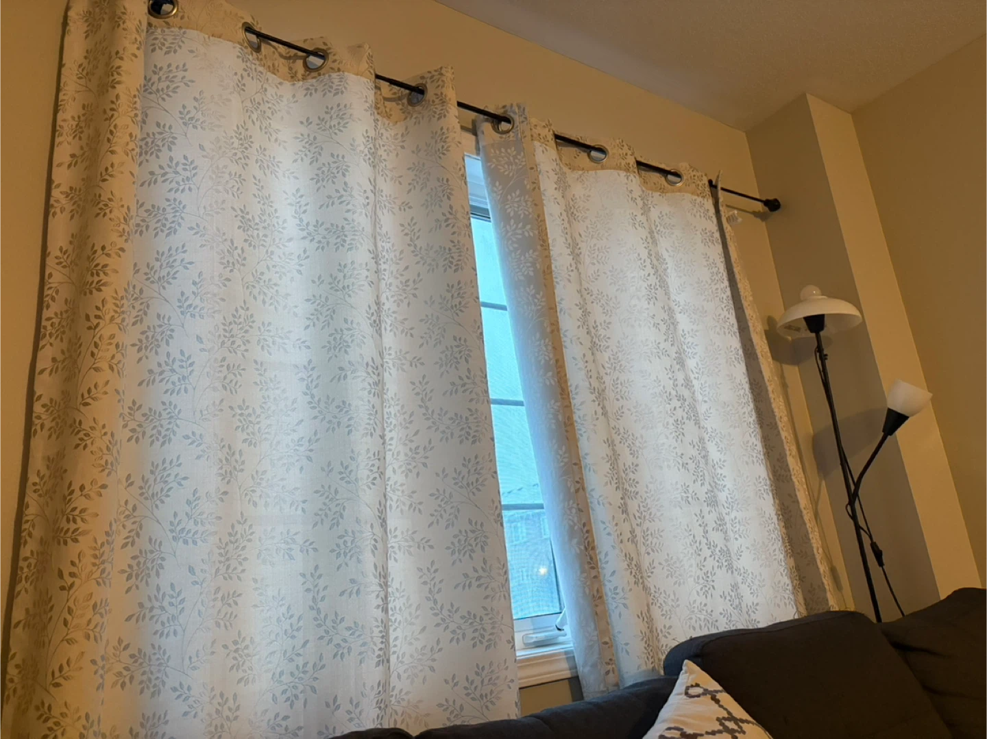 Floral Beige Curtains - photo 3
