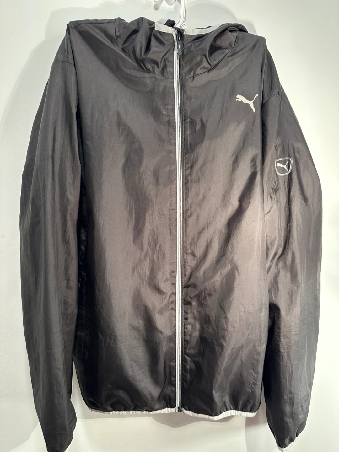 Puma Black Windbreaker Jacket