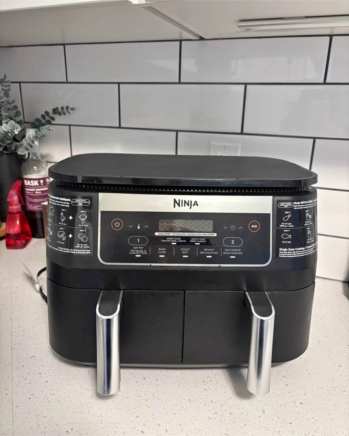 Ninja Foodi XL 2-Basket Air Fryer - Like New!
