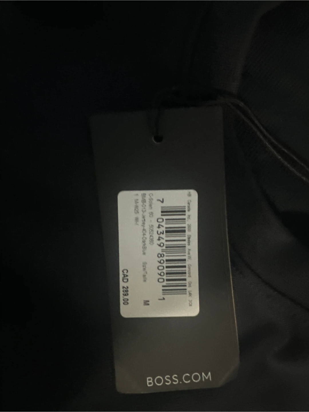 New Hugo Boss Black Crewneck Sweatshirt - Size M - photo 2