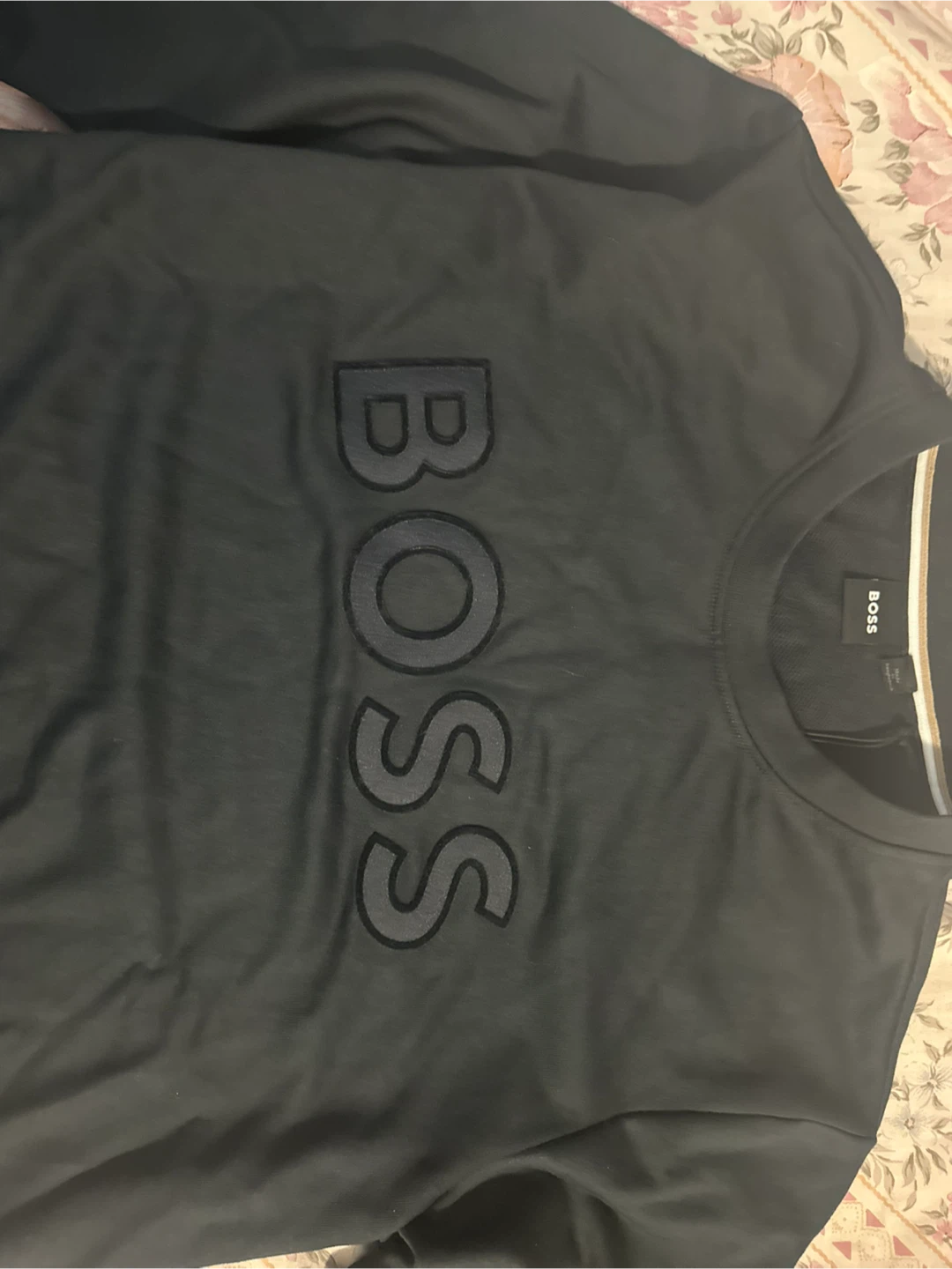 New Hugo Boss Black Crewneck Sweatshirt - Size M