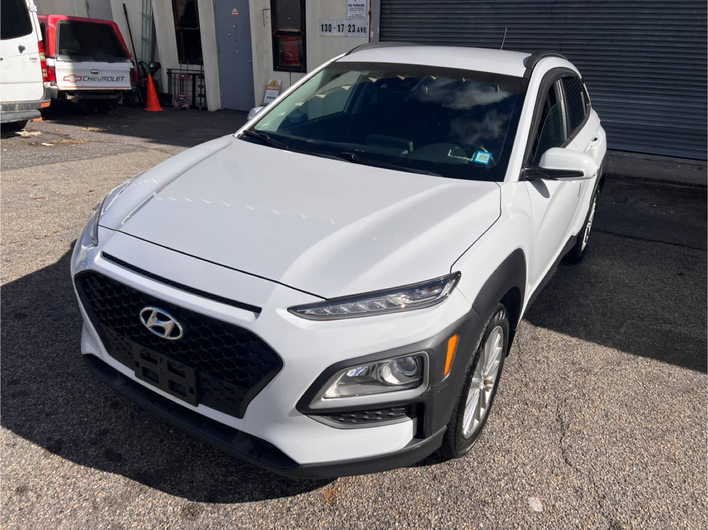 White Hyundai Kona