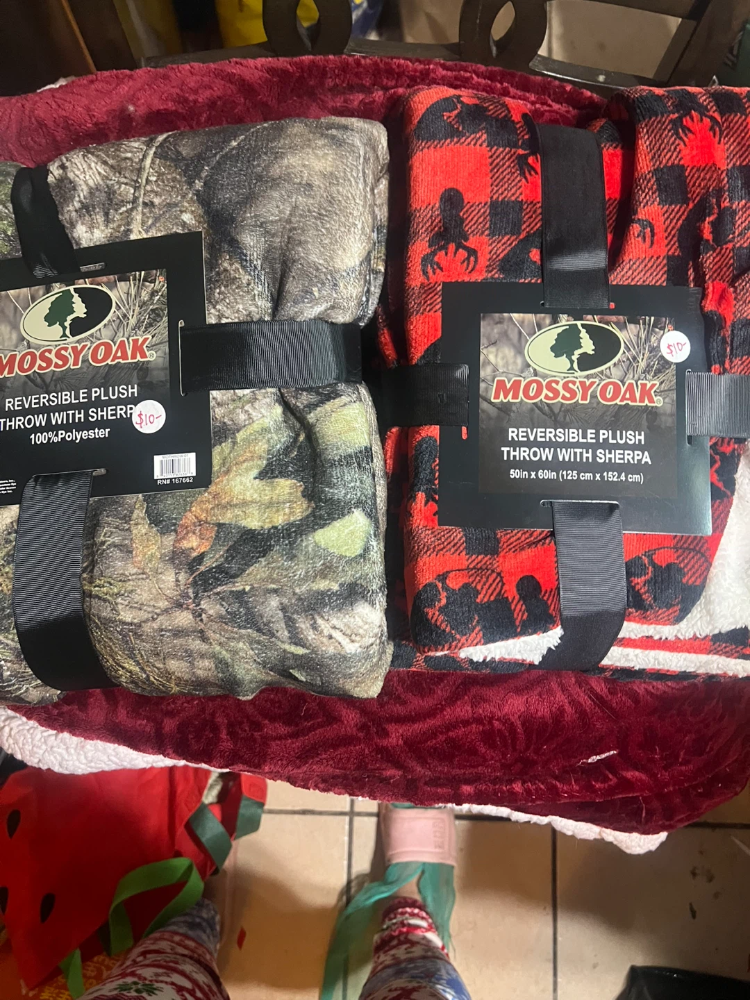 Mossy Oak Reversible Plush Throw Blanket - photo 2