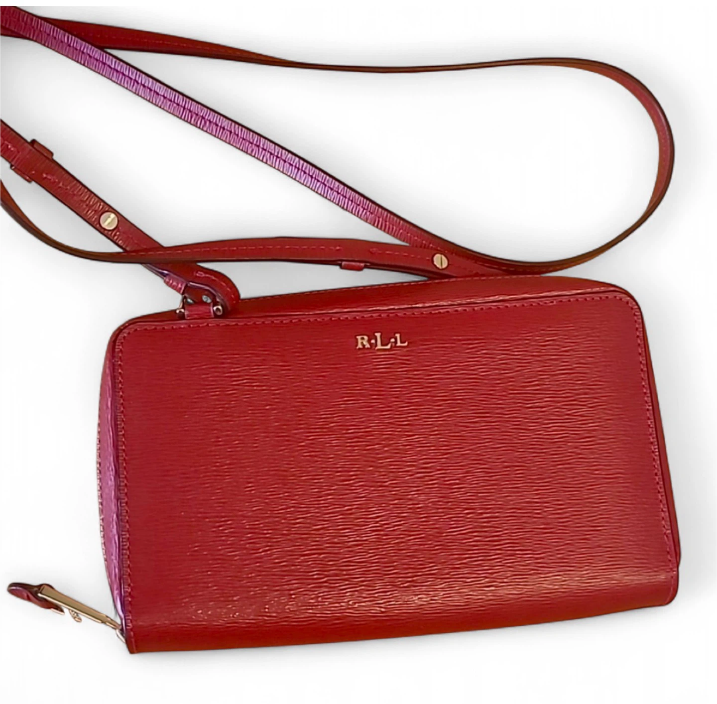 Lauren Ralph Lauren Newbury Kaelyn Saffiano Crossbody Purse - photo 2