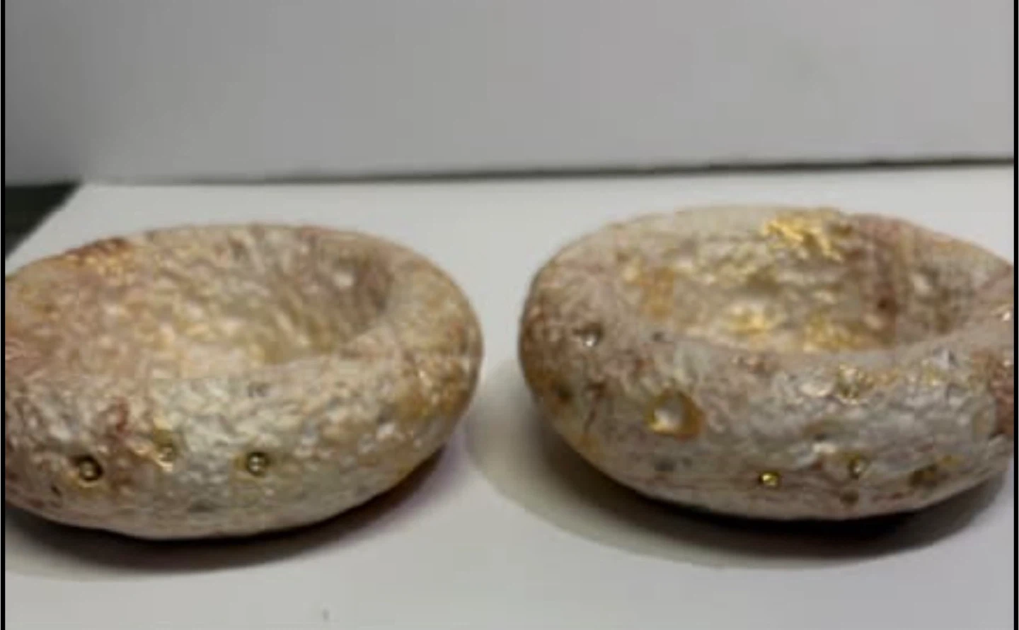 Handmade lunar decorative bowl trinket dish - photo 5