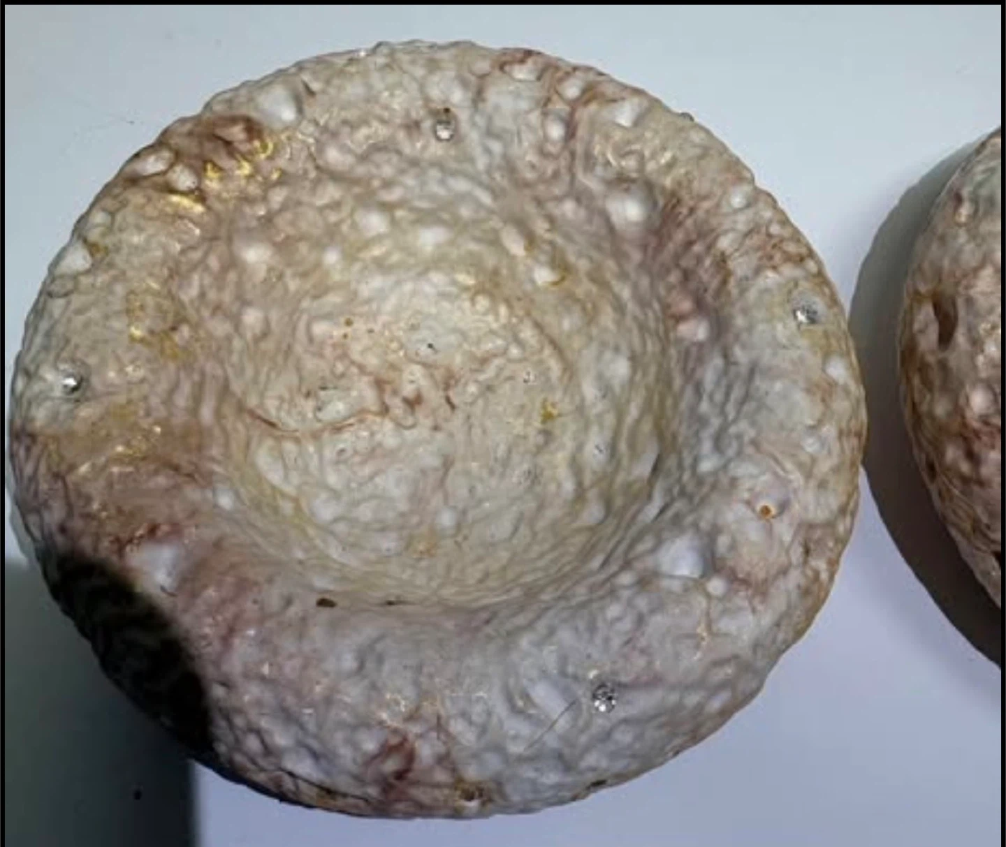 Handmade lunar decorative bowl trinket dish - photo 3
