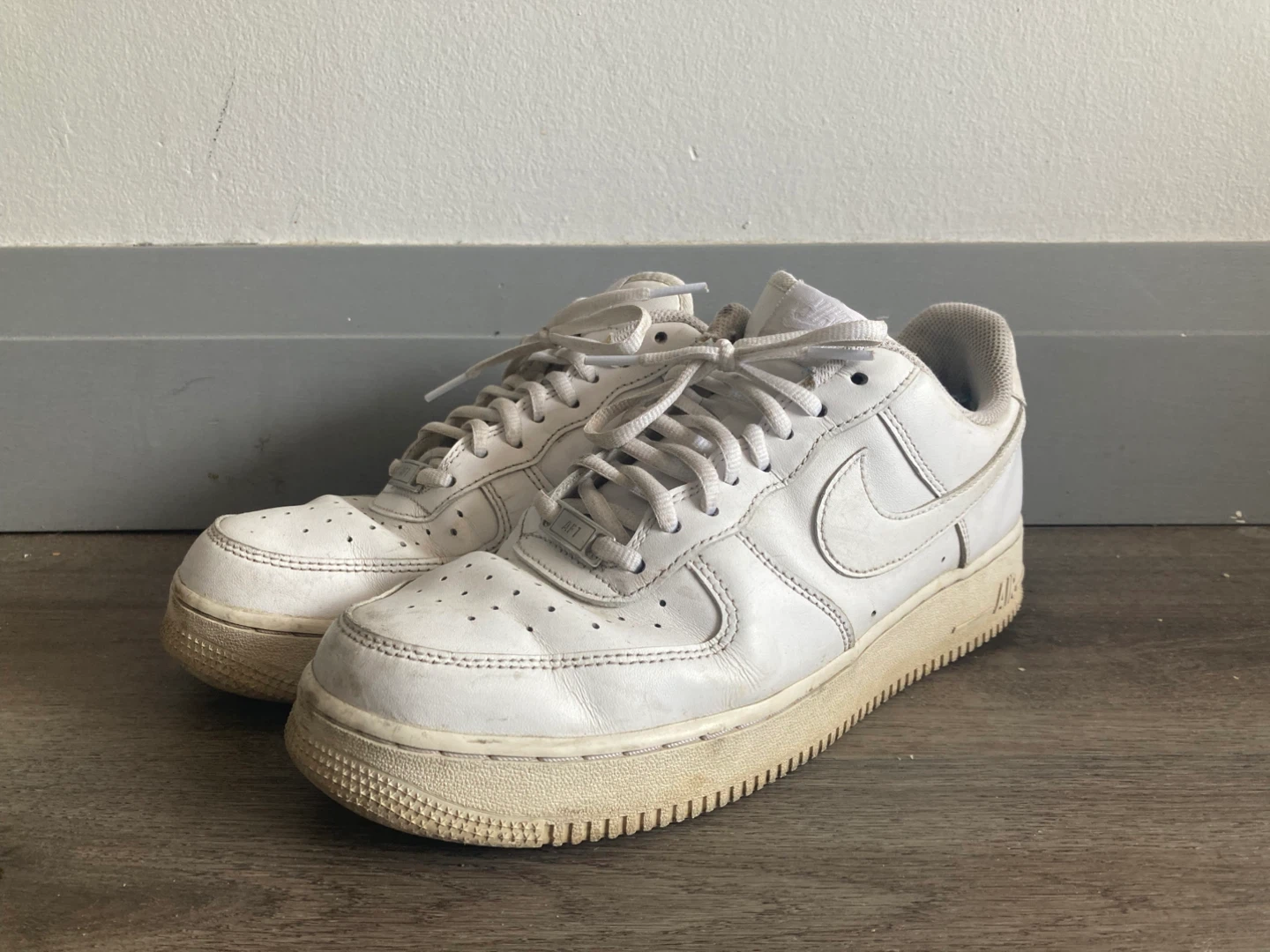Nike Air Force 1 White, Size 9.5