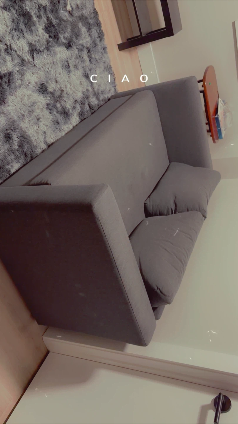 IKEA Holmsund Corner Sofa-Bed - Anthracite