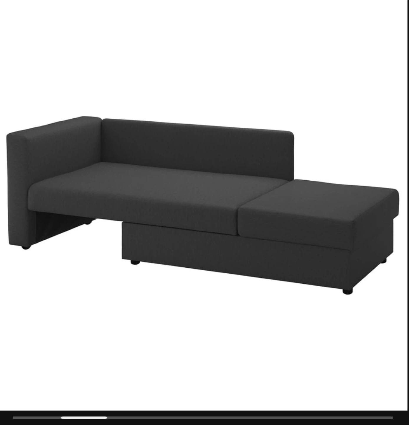 IKEA Holmsund Corner Sofa-Bed - Anthracite - photo 2