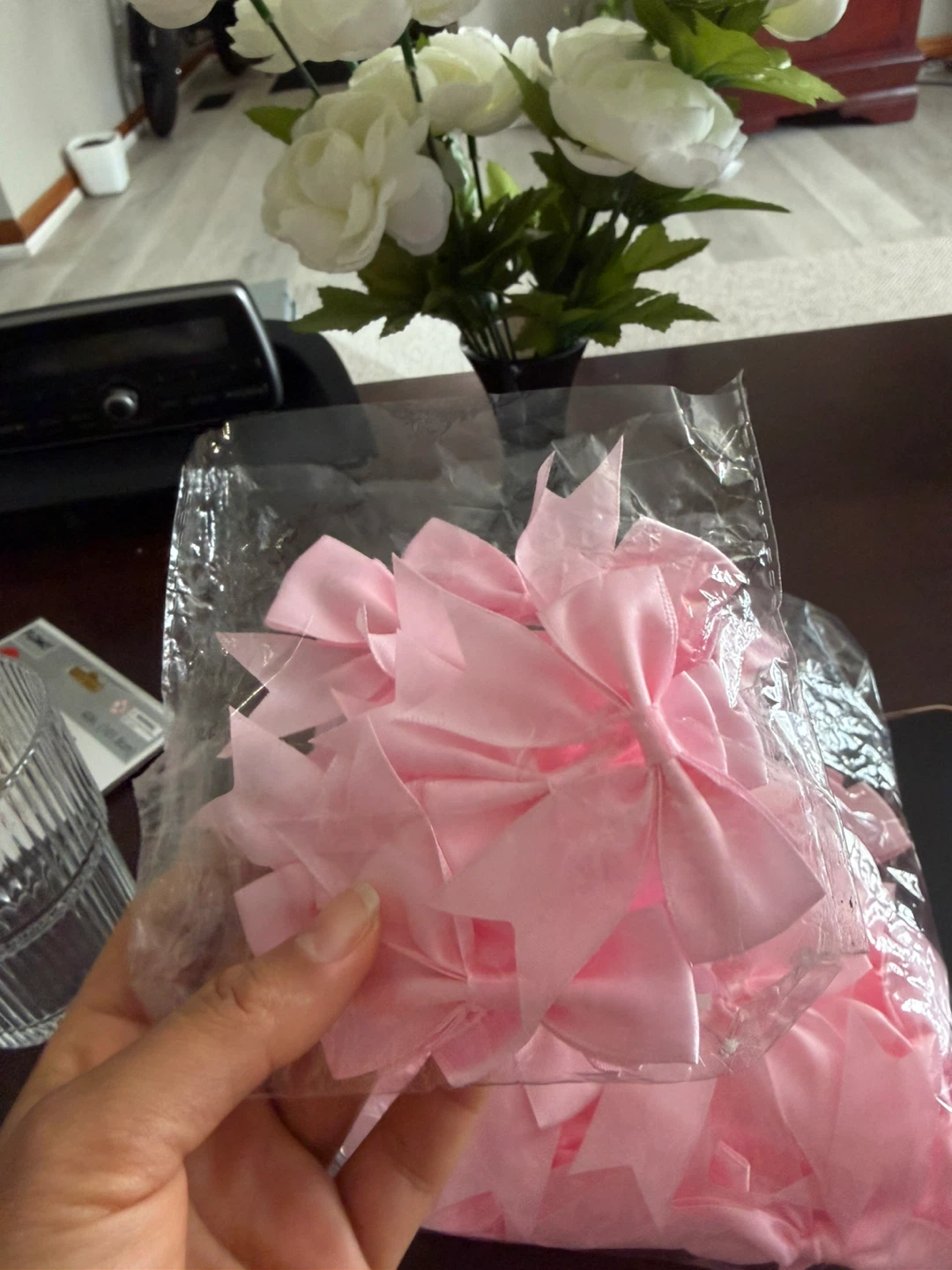 Pink Ribbon Bows - New in Package