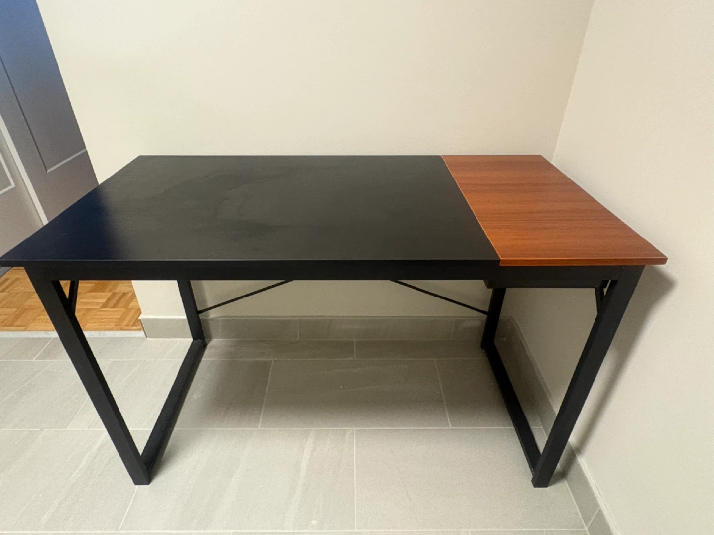 Black and Brown Desk