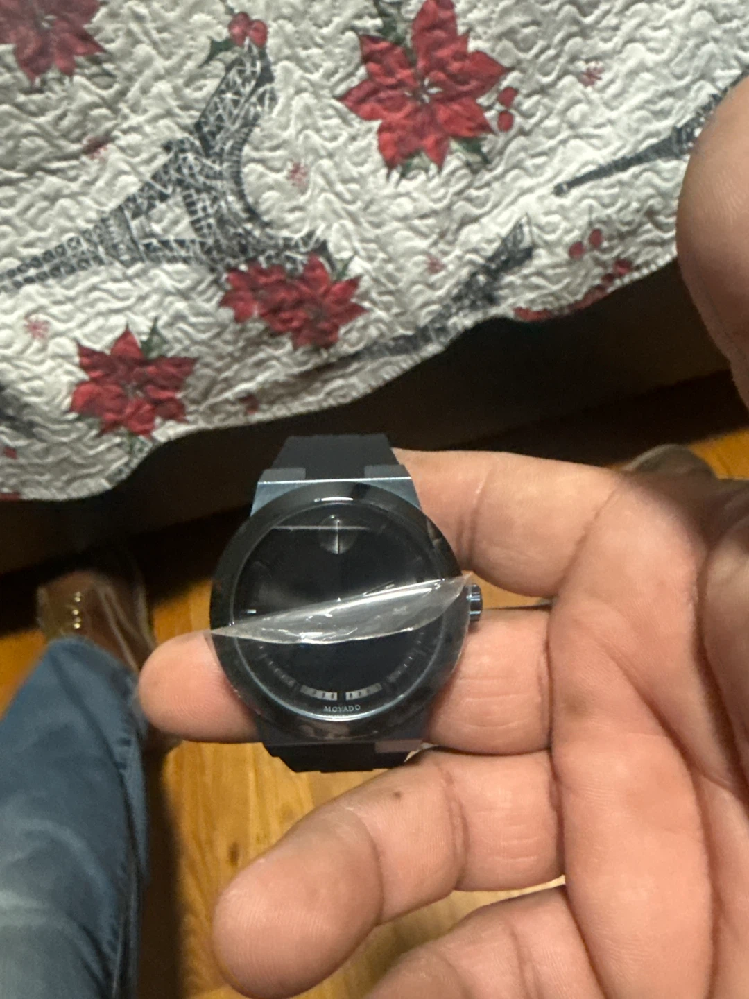 Movado Bold Black Watch - NEW