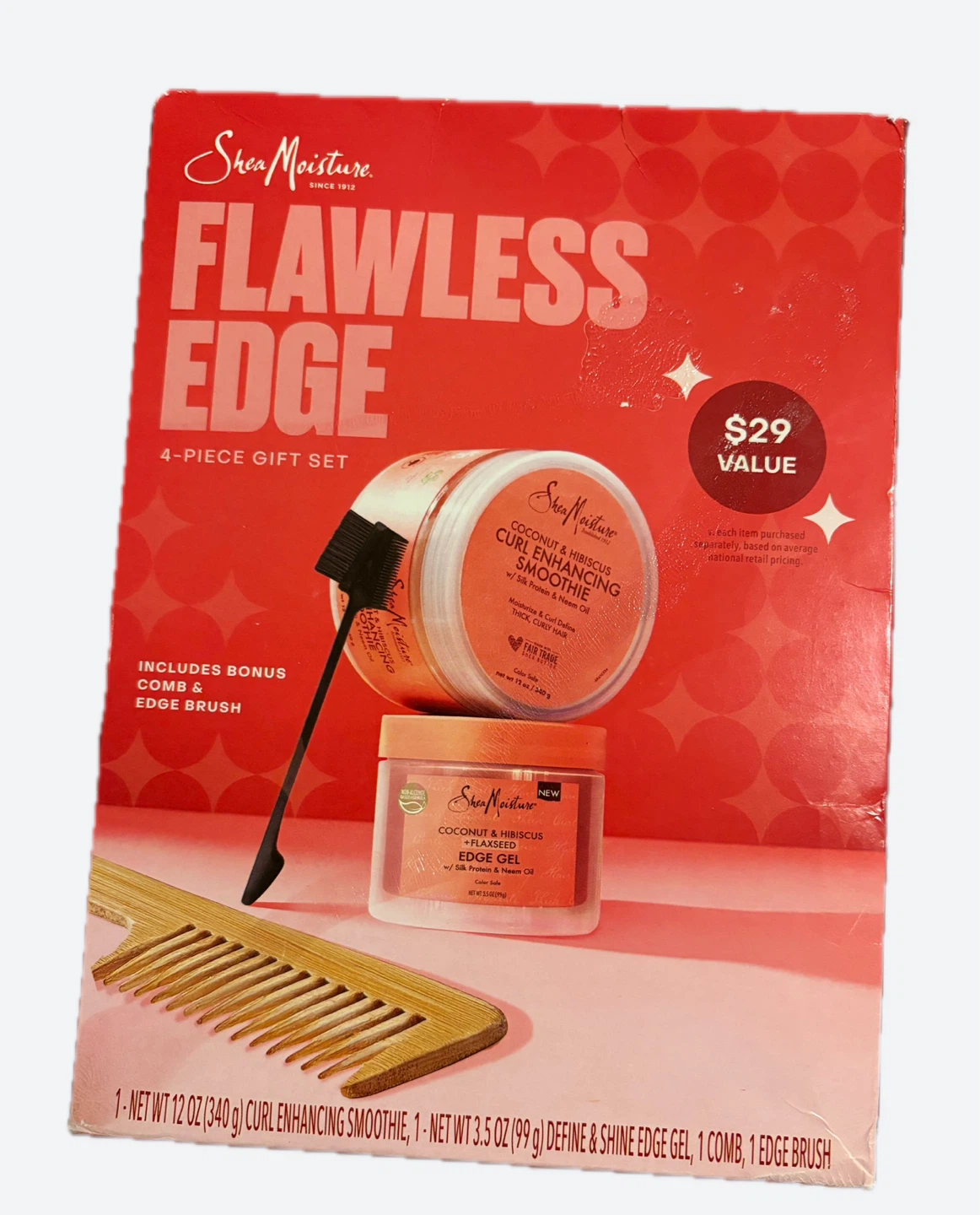 Shea Moisture Flawless Edge 4-Piece Gift Set