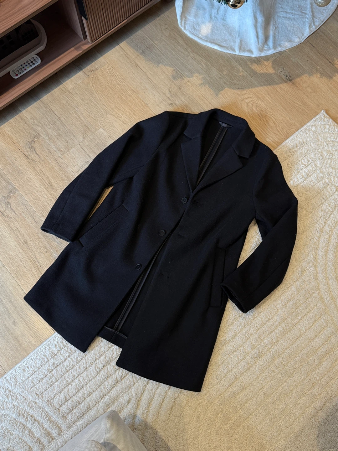 H&M Black Coat - Size M