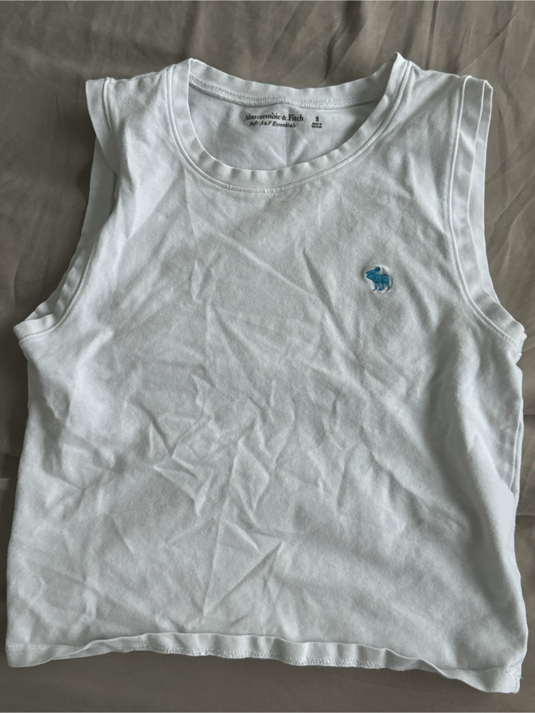 Abercrombie & Fitch White Tank Top - Size S