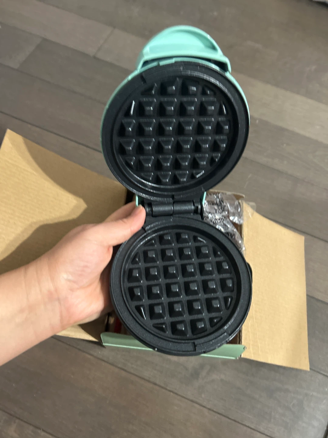 New Dash Mini Waffle Maker - Mint - photo 3