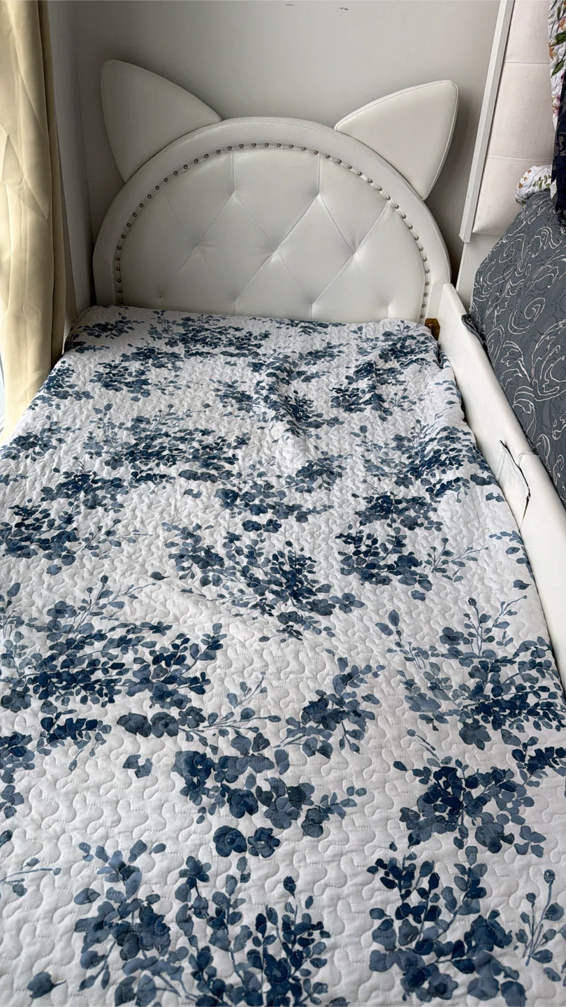 White Cat Ear Bed Frame - photo 2