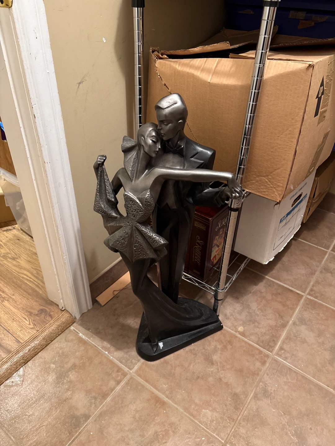 Black Vintage Statue