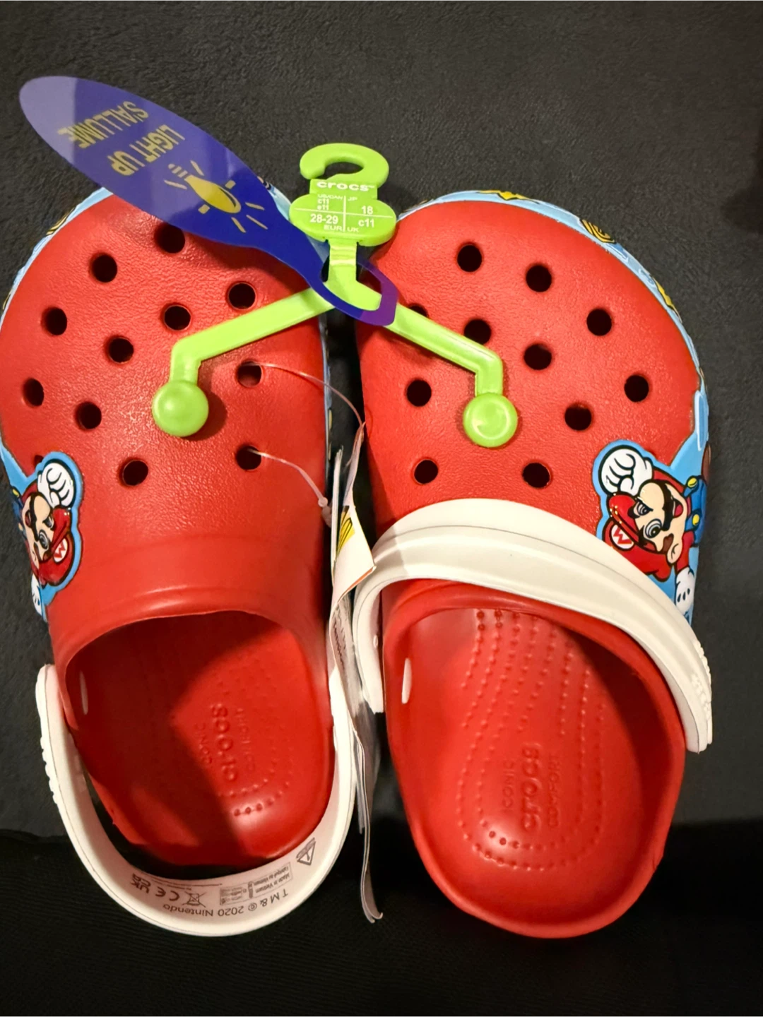 New Crocs Mario Clog Size 11c