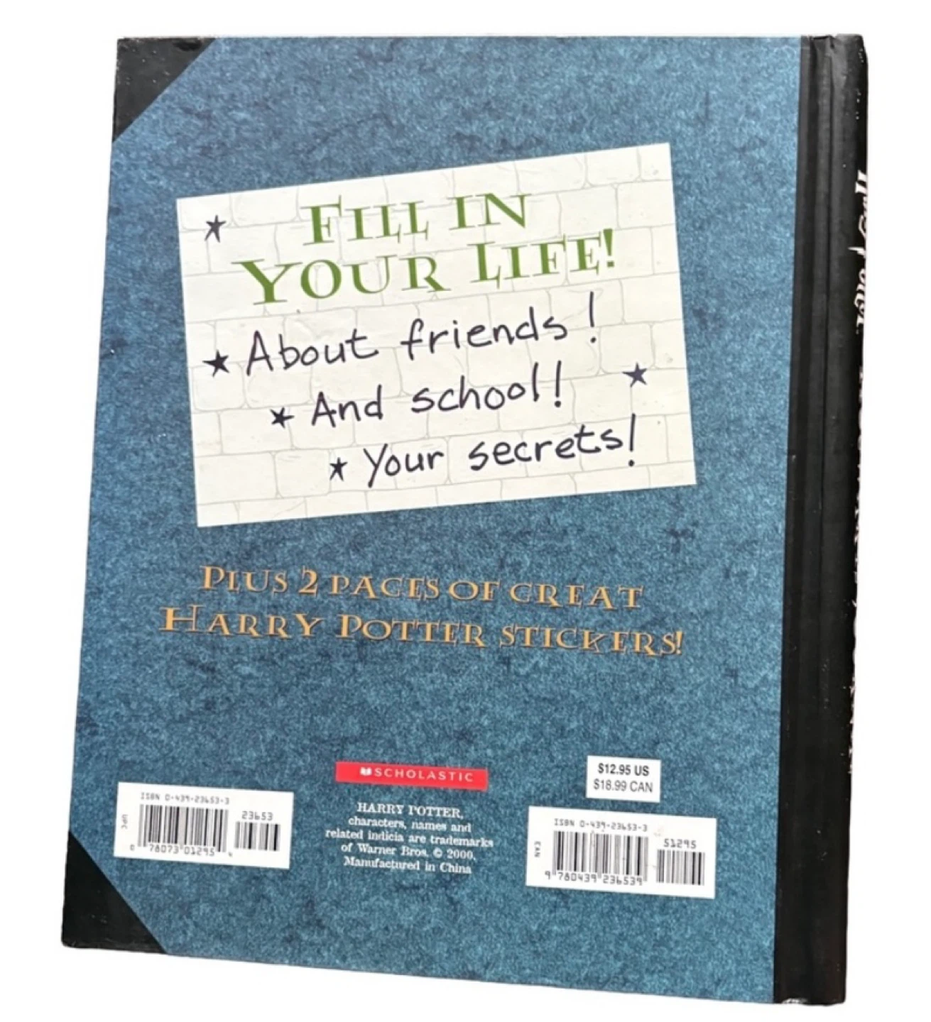 Harry Potter Hogwarts Journal – Vintage Scholastic Edition - photo 2